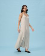 DRESS LINEN A LINE - Image 2