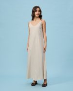 DRESS LINEN A LINE - Image 3