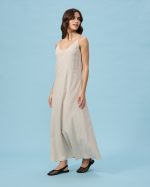 DRESS LINEN A LINE - Image 4