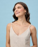DRESS LINEN A LINE - Image 5