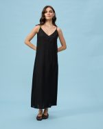 DRESS LINEN A LINE - Image 7