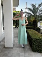 DRESS LINEN A LINE - Image 14