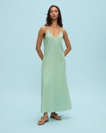 DRESS LINEN A LINE - Image 22