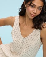 MAXI LINEN DRESS STRIPES - Image 8
