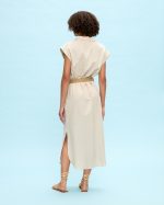 SHIRT DRESS MIDI LINEN - Image 6
