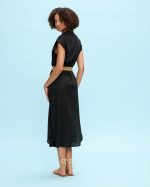 SHIRT DRESS MIDI LINEN - Image 11