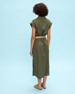 SHIRT DRESS MIDI LINEN - Image 23