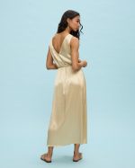 LONG DRESS SATIN RHINESTONES - Image 5