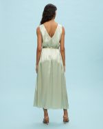 LONG DRESS SATIN RHINESTONES - Image 12