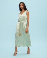 LONG DRESS SATIN RHINESTONES - Image 13