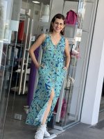 LONG SHIRT DRESS PRINTED