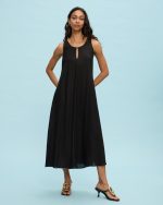 LONG A LINE DRESS - Image 2