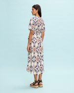 MIDI PRINTED DRESS - Image 6