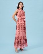 MAXI DRESS CHIFFON PRINTED