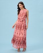 MAXI DRESS CHIFFON PRINTED - Image 11
