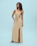 MAXI DRESS ONE SHOULDER LUREX - Image 2