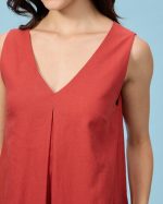 DRESS LONG LINEN - Image 3