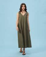 DRESS LONG LINEN - Image 8