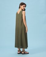 DRESS LONG LINEN - Image 11