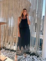 LONG HALTER DRESS - Image 2