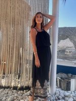 LONG HALTER DRESS - Image 3