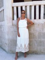 LONG HALTER DRESS - Image 8