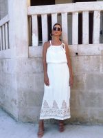 LONG HALTER DRESS - Image 9