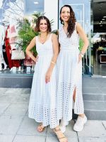 LONG TIRIED DRESS CUTWORK