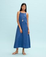 LONG LINEN DRESS - Image 2