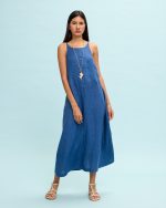 LONG LINEN DRESS - Image 3