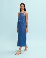 LONG LINEN DRESS - Image 7