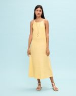LONG LINEN DRESS - Image 8