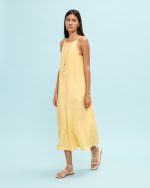 LONG LINEN DRESS - Image 10