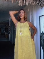 LONG LINEN DRESS - Image 11