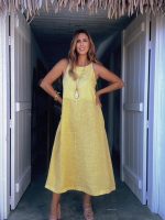 LONG LINEN DRESS - Image 13