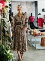 SHIRT DRESS LONG ANIMAL PRINT - Image 3