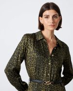 SHIRT DRESS LONG ANIMAL PRINT - Image 9