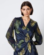 DRESS WRAP PRINTED - Image 4