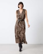 DRESS MAXI CHIFFON ANIMAL PRINT - Image 2