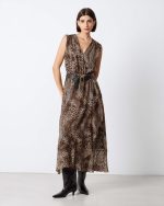 DRESS MAXI CHIFFON ANIMAL PRINT - Image 3