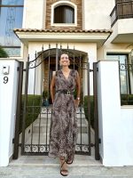 DRESS MAXI CHIFFON ANIMAL PRINT - Image 7