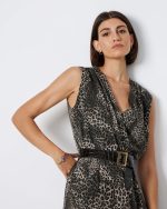 DRESS MAXI CHIFFON ANIMAL PRINT - Image 12