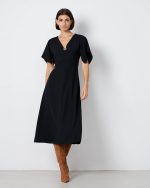 MIDI DRESS CREPE