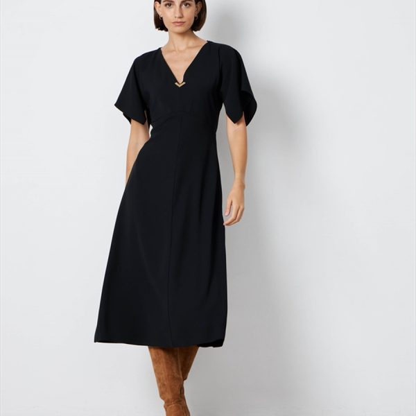 MIDI DRESS CREPE