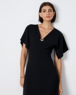 MIDI DRESS CREPE - Image 4