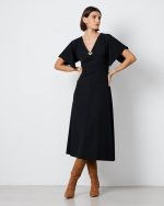MIDI DRESS CREPE - Image 6