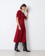 MIDI DRESS CREPE - Image 9