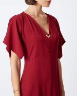MIDI DRESS CREPE - Image 10