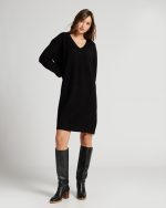 KNITTED DRESS V NECK - Image 8