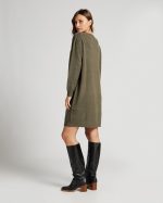 KNITTED DRESS V NECK - Image 18
